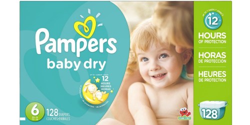 Amazon Family: Pampers Baby Dry Size 6 Diapers 128 Count Only $14.14 Shipped (11¢ Per Diaper)