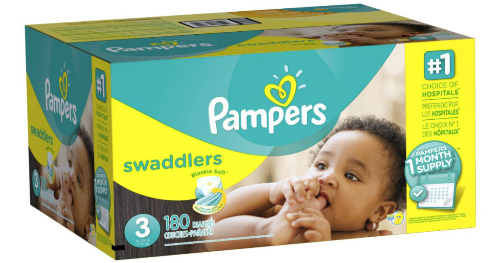 pampers swaddlers 1 month supply