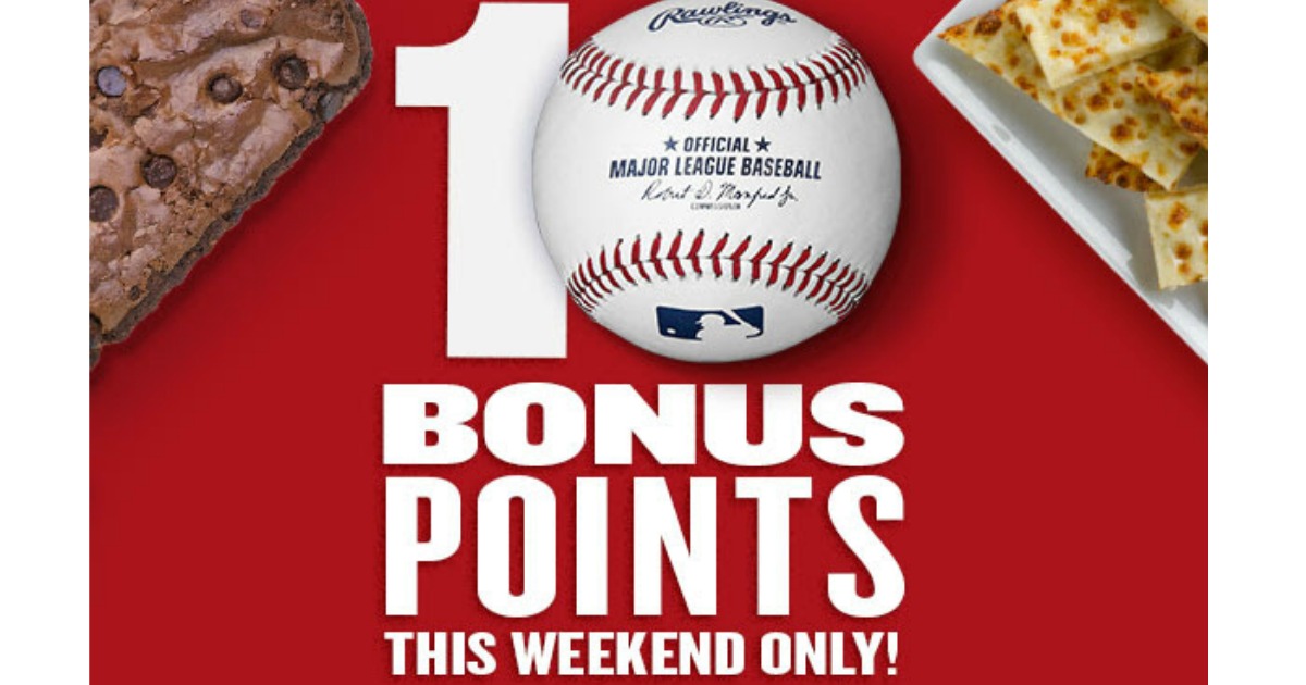 Papa John's Rewards Members Possible 10 Free Bonus Points This Weekend