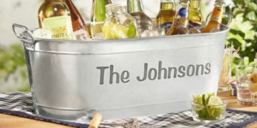 Walmart.com: Personalized Galvanized Beverage Tub Only $19.97 (Great Gift Idea)