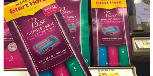 Target: Better than FREE Poise Impressa Bladder Support Kit