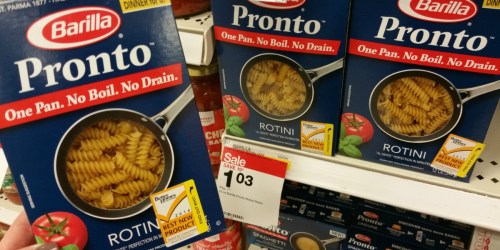 New Barilla Pronto Pasta Coupon = Only 66¢ at Target