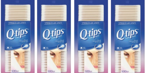 Target.com: Q-tips Cotton Swabs 500-Count Packages Only $1.74 Each – When You Buy 4