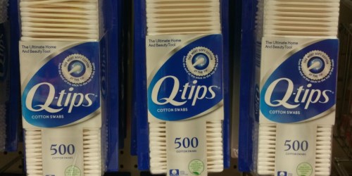 Amazon: FOUR Q-Tips Cotton Swabs 500-Count Packs Only $8 Shipped (Just $2 Per Pack)