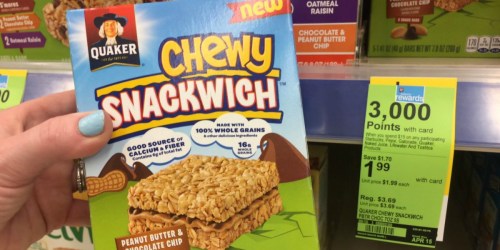 Walgreens: Quaker Snackwich 5-Count Boxes Only 99¢ AND Ritz Crackers Just 49¢