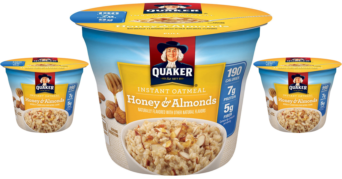 Amazon Quaker Instant Oatmeal Express Cups 12Count Only 6.51 Shipped