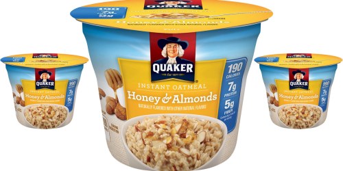 Amazon: Quaker Instant Oatmeal Express Cups 12-Count Only $6.51 Shipped (Just 54¢ Each)