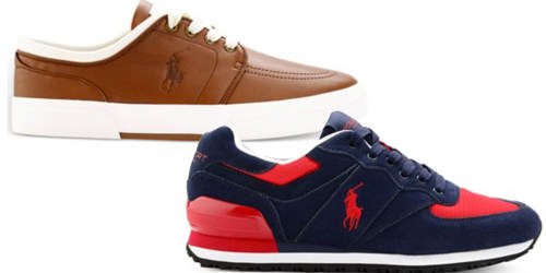 Macy’s: Buy 1 Get 1 Free Men’s Shoes Sale = Ralph Lauren Sneakers $29.50 Each (Regularly $79)