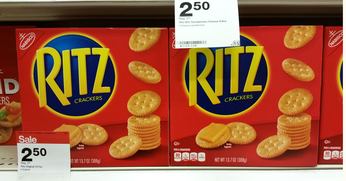 Target: Ritz Crackers Just $1 Per Box