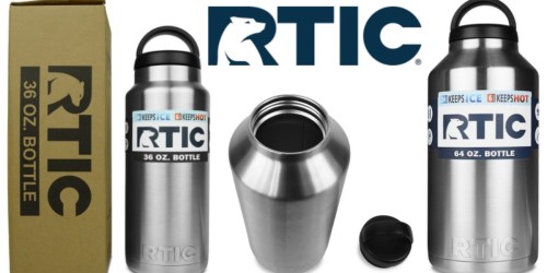 Amazon: RTIC Stainless Steel Bottle 36oz Only $14.50 Shipped (Regularly $30) + More