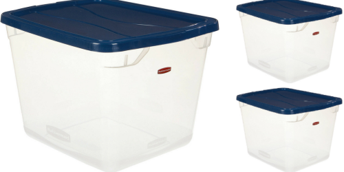 8 Pack Rubbermaid 7.5-Gallon Clear Containers Only $45.56 Shipped (Regularly $65)