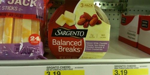 Target: Sargento Sweet Balanced Breaks Only 62¢ (Today Only)