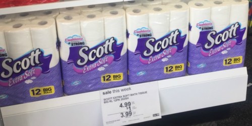 Walgreens: Scott Toilet Paper 12 Double Rolls ONLY $2.99 (Just 25¢ Per Big Roll)