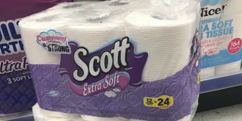 Walgreens: Scott Extra Soft Toilet Paper 12 Double Rolls Only $2.99 (Just 25¢ Per Roll)