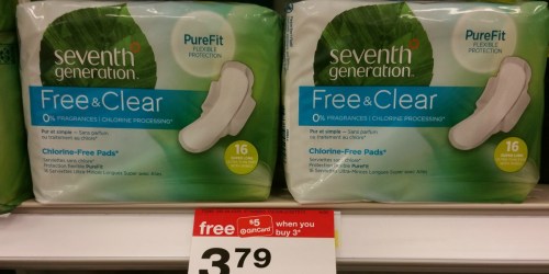 Target: Seventh Generation Pads, Tampons & Liners Only $1.07 Each (No Coupons Needed!)