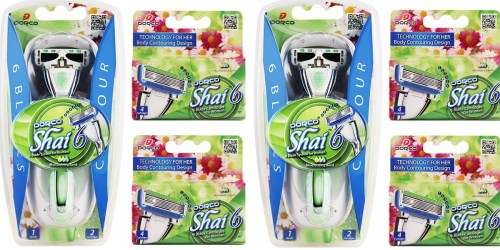 Dorco Shai Smooth Touch Combo Set Only $9.13 Shipped (Includes Razor & 10 Cartridges)