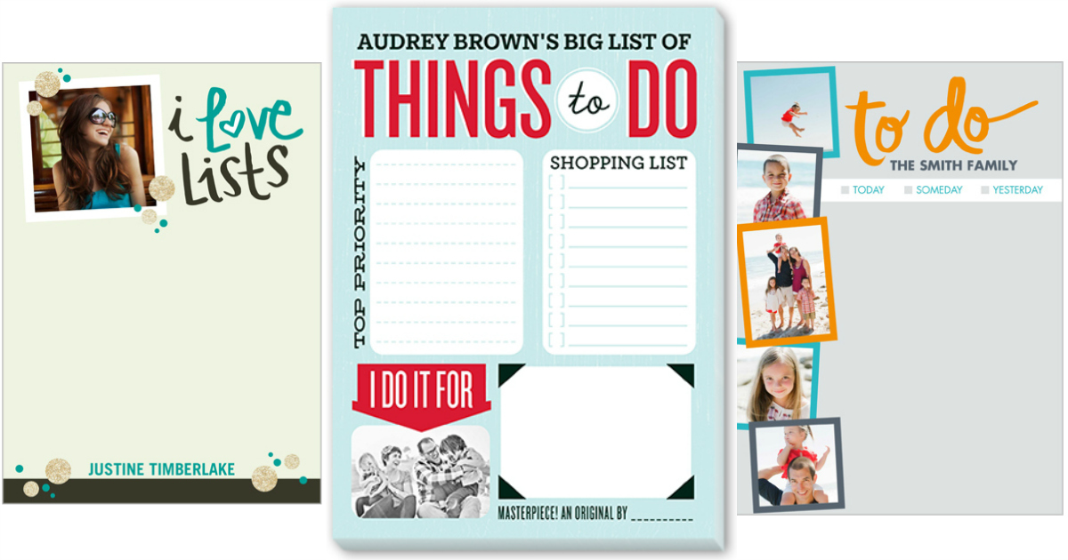 Shutterfly Custom Notepad Just 5.99 Shipped