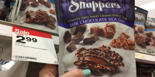 Target: Snappers Chocolate Pretzels 6oz Bags ONLY $1.34 (Regularly $3.99)