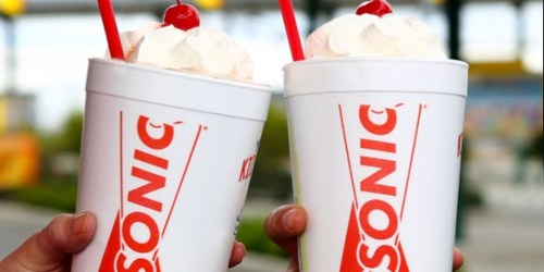 Sonic: Half Price Shakes & Ice Cream Slushes ALL DAY Tomorrow