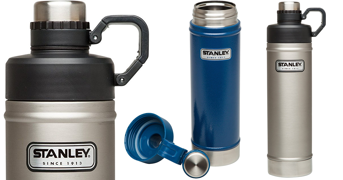  Stanley Stainless Steel Insulated 25 oz Water Bottle ONLY $14.11