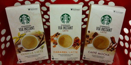 Target Shoppers! Starbucks Via Instant Coffee ONLY $1.56 Each (Regularly $6.39) – Today Only