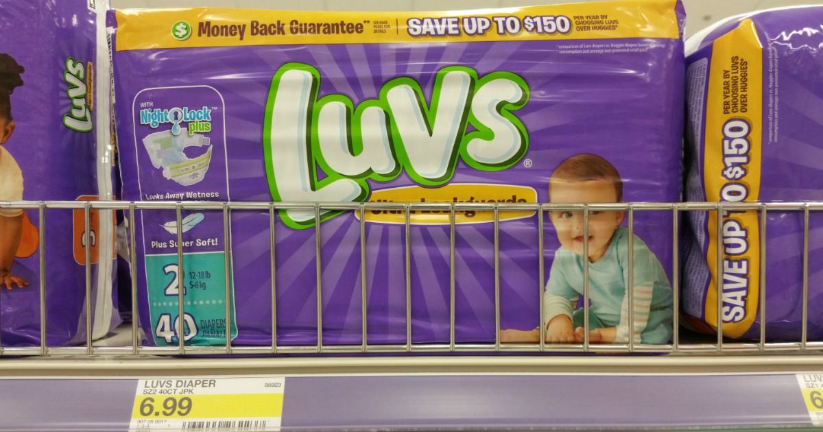 High Value $2/1 Luvs Diapers Coupon = Jumbo Packs Only $4.99 at Target ...