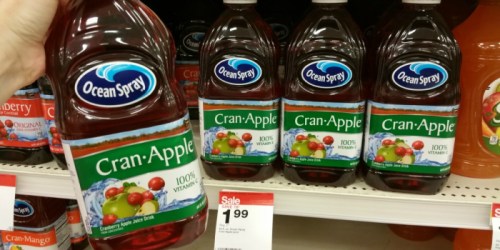 Target: Ocean Spray Juice 64 fl oz Bottles Only $1.59 (No Coupons Needed)