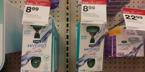 Target: $5 Gift Card w/ Schick Shave Items Purchase = Hydro Silk Razors Just $3.49 Each