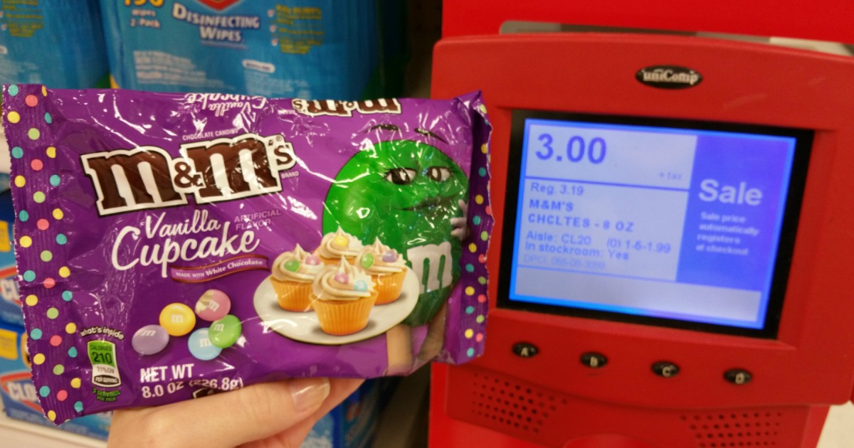 Target Exclusive Vanilla Cupcake M&M's 8oz Bags ONLY 1 Each