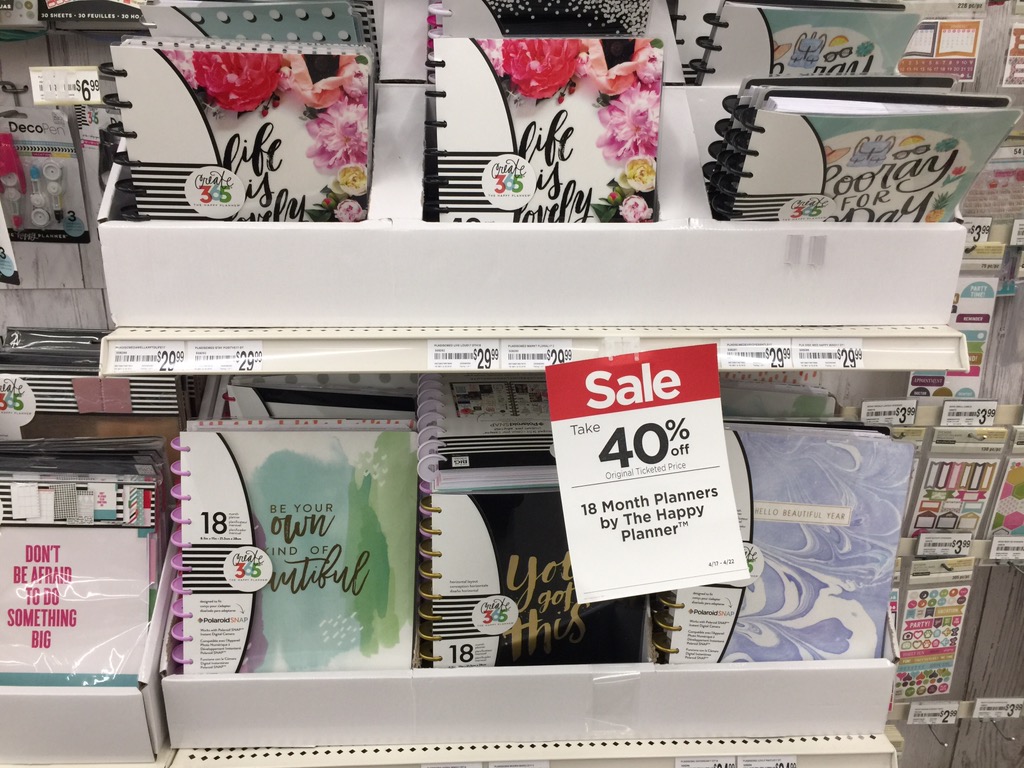 Michaels HUGE Savings on The Happy Planner (As Low As 9.59 Each