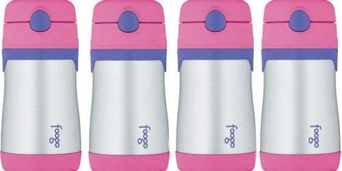 Thermos FOOGO Vacuum Insulated Stainless Steel 10oz Straw Bottle Only $7.52