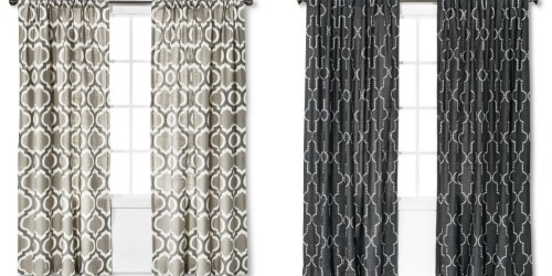 Target: 30% Off Window Items = Threshold Curtain Panels Only $20.99 (Regularly $29.99) & More