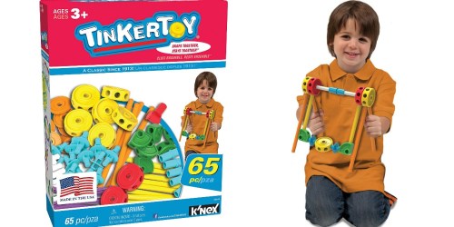 Amazon Prime: TinkerToy 65-Piece Value Set Only $14.49 Shipped (Regularly $24.99)