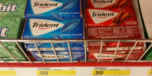 Target: Trident Gum Single Packs Starting at Only 5¢ Each
