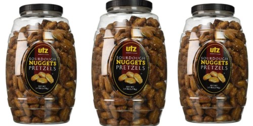 Amazon: Utz Sourdough Nuggets Pretzel Barrel 52-oz Only $3.31 (Ships w/ $25+ Order!)