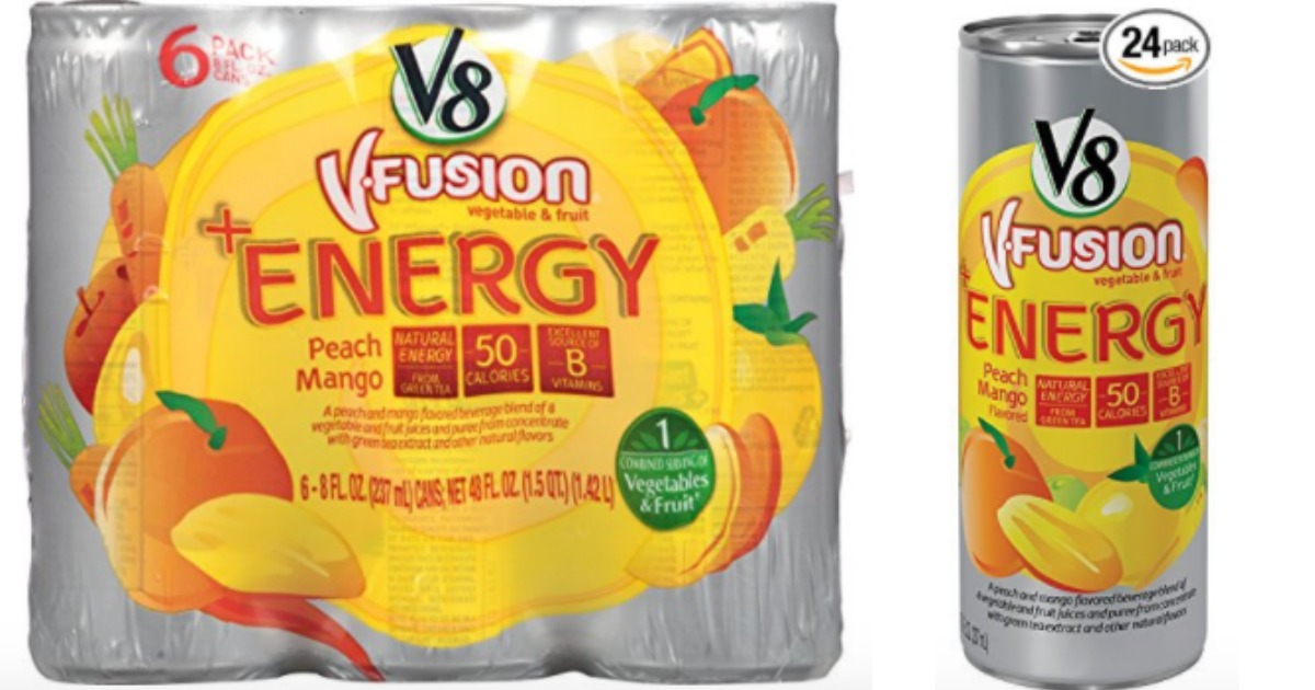 V8 +Energy Peach Mango