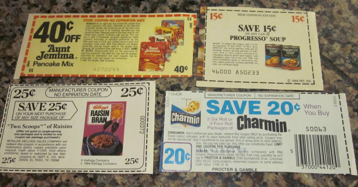 Happy Friday Fun Thrift Store Find (Vintage Coupons w/ No Expiration Date)