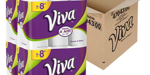 Amazon: VIVA Paper Towels 24 Count Big Plus Rolls Only $18 Shipped (Just 76¢ Per Roll)