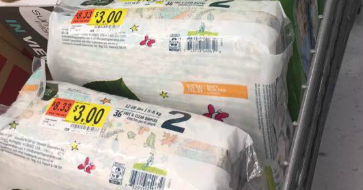 Walmart Diaper Clearance Finds Seventh Generation Jumbo Packs 3 Each