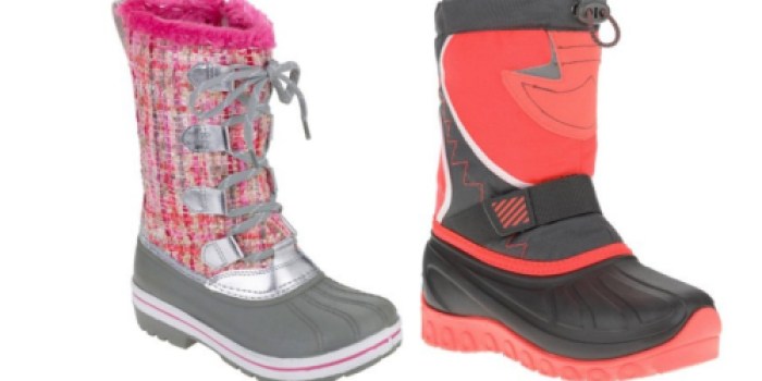 Walmart.com: Girl’s Ozark Trail Winter Boots Only $9.88 (Regularly $29)