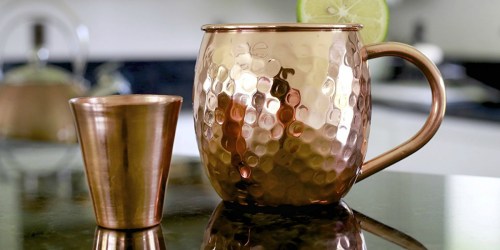 Amazon: TWO Moscow Mule Copper Mugs AND Shot Glass ONLY $27.99 – Amazing Reviews