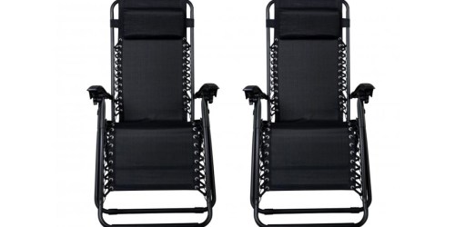 *HOT* TWO Zero Gravity Chairs Only $39.99 Shipped (Just $20 Per Chair)