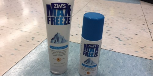 Rite Aid: Better Than FREE Zim’s Max Freeze Pain Reliever Gel 4oz or Roll-on (Starting 4/16)