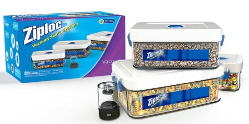 Walmart.com: Ziploc 3-Piece Canister Set w/ Adapter Only $18.49 (Regularly $34.99)