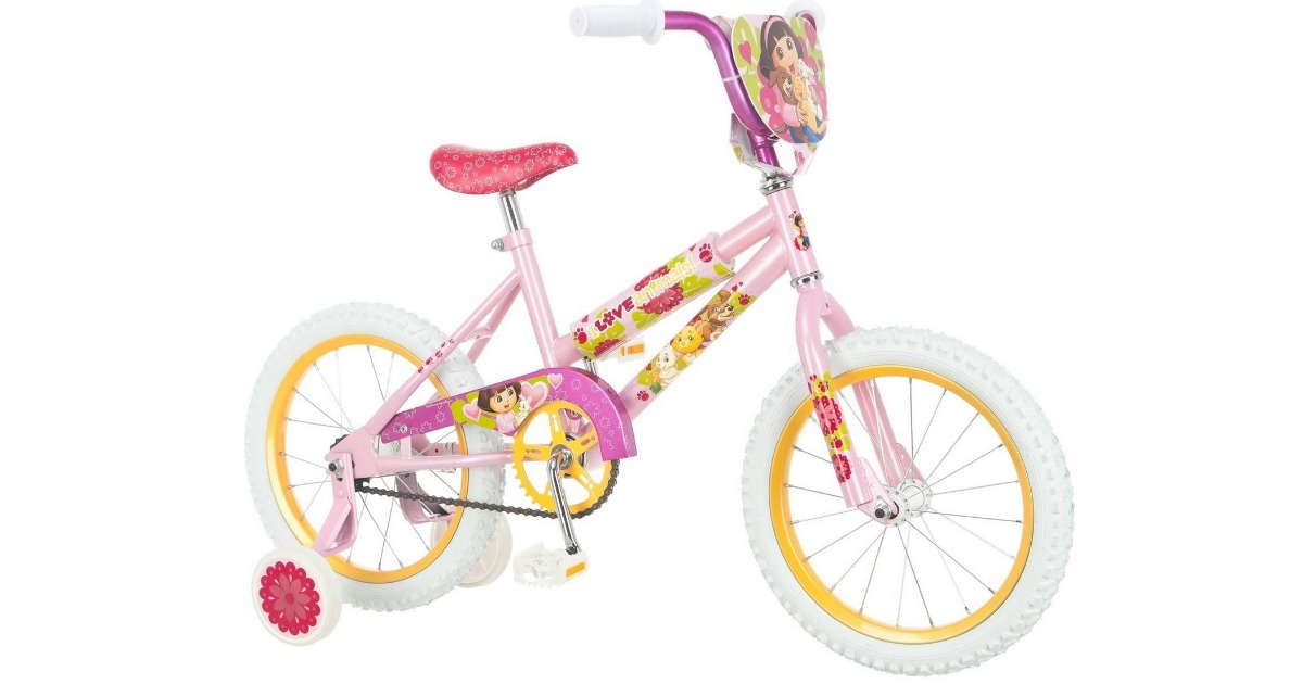 dora bike with training wheels