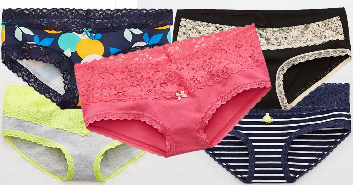 Ten Pairs of Aerie Underwear ONLY $25 Shipped - Just $2.50 Each