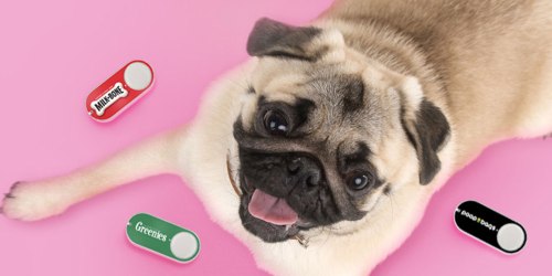 Prime Members: Buy One Get One Free Pet Dash Button ($4.99 Value) + Get $4.99 Credit