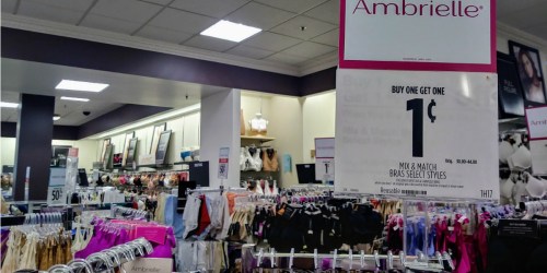 JCPenney: Buy 1 Get 1 for 1¢ Bra Sale = BIG Savings on Ambrielle & More (In-Store and Online)
