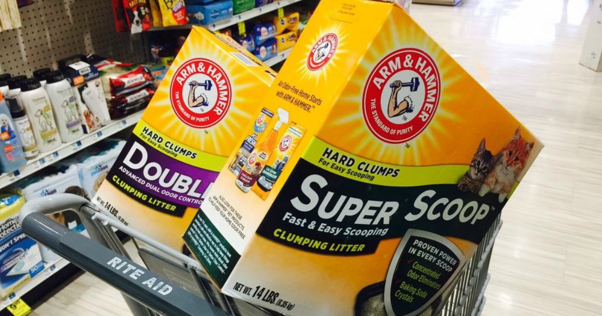 Rite Aid Arm & Hammer Cat Litter 1014lbs as Low as 3 (Regularly 8.99)