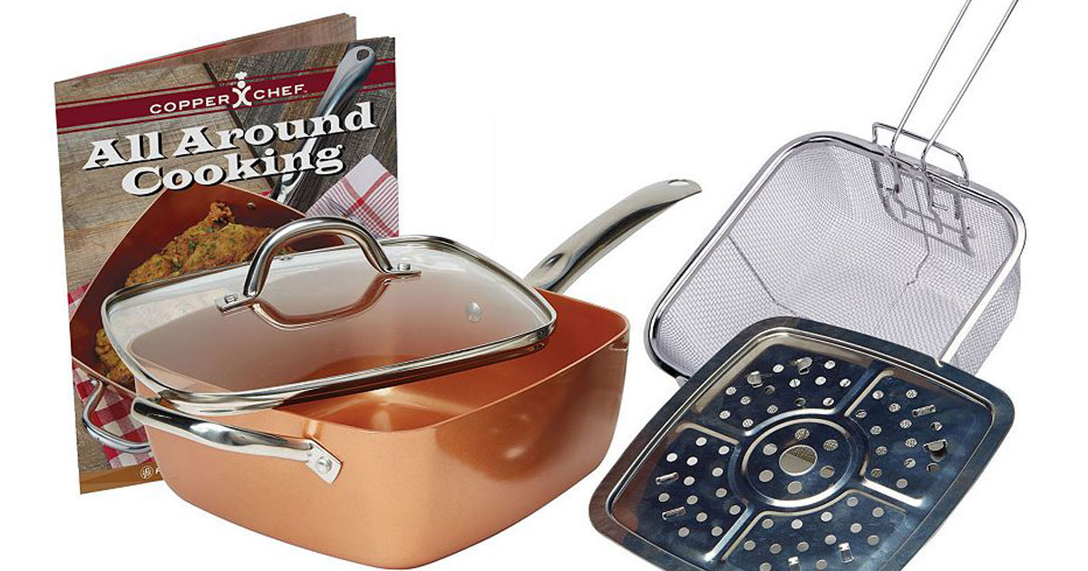Kohl's Cardholders Copper Chef 5Piece Cooking Set Only 35 Shipped